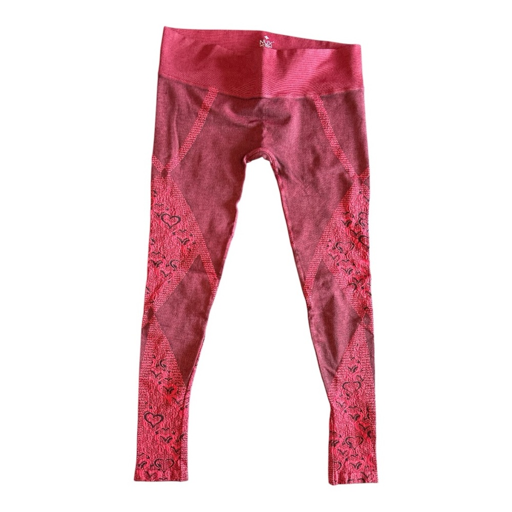 NUX Red Leggings for Dynamic Style